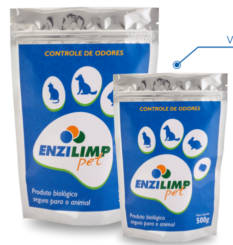 Embalagem de Enzilimp Pet